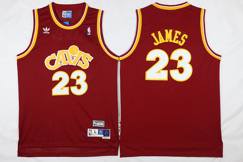 NBA Cleveland Cavaliers #23 James red 2017 Jerseys style 2